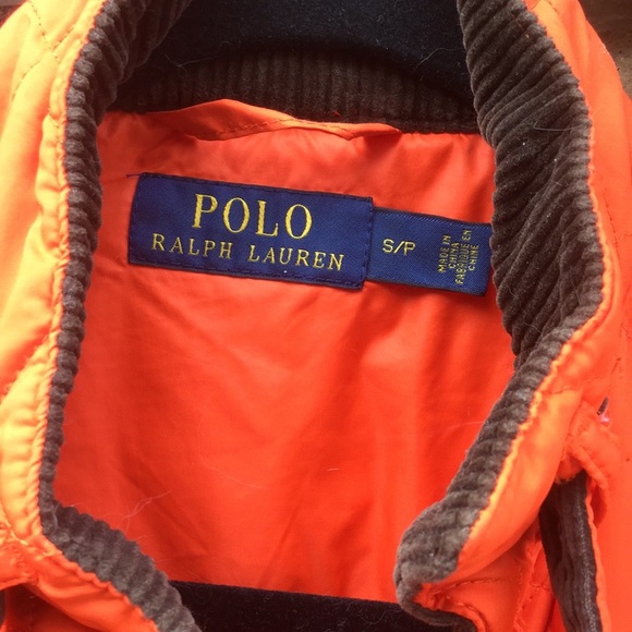 Ralph Lauren Jackets & Blazers - Ralph Lauren quilted field cold jacket hunters orange dog trial equestrian